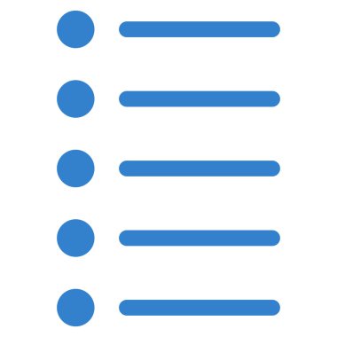 Items Flat Vector Symbol