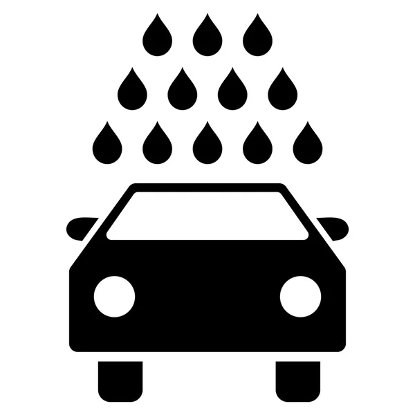 Simbolo vettoriale piatto lavaggio auto — Vettoriale Stock