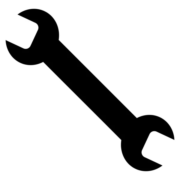 Wrench Flat Vector Symbol — Stockvector