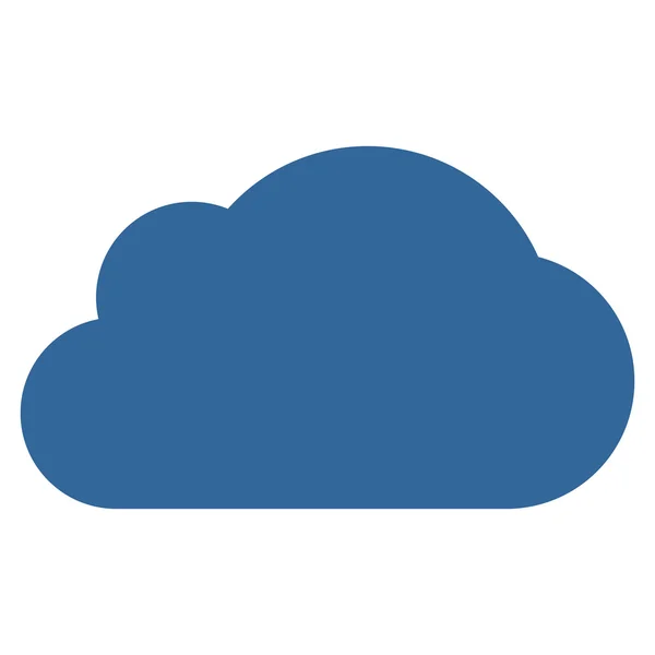 Simbolo vettoriale piatto nuvola — Vettoriale Stock