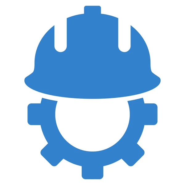 Desenvolvimento de capacete plana Vector Symbol —  Vetores de Stock