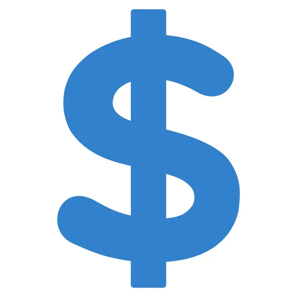 Символ плоского вектора долара — стоковий вектор