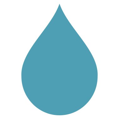 Düz vektör simge damla