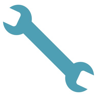Wrench Flat Vector Symbol