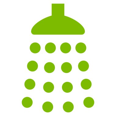 Duş düz vektör simgesi