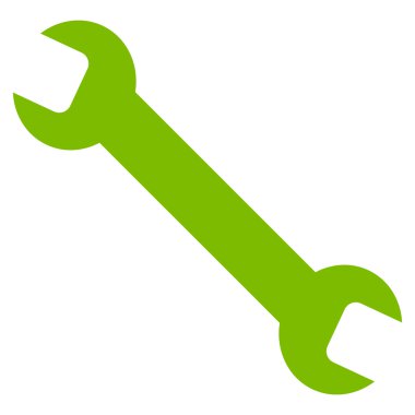 Wrench Flat Vector Symbol