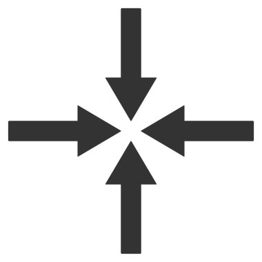 Etkisi oklar düz vektör simgesi