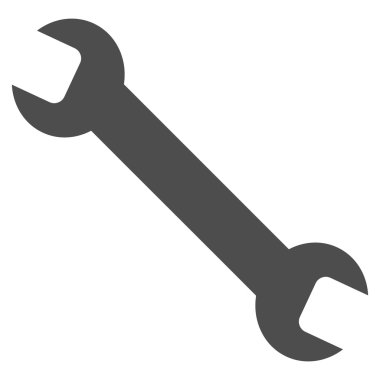Wrench Flat Vector Symbol