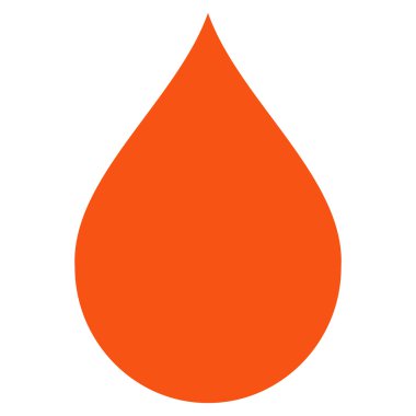 Düz vektör simge damla