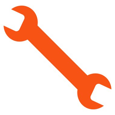 Wrench Flat Vector Symbol