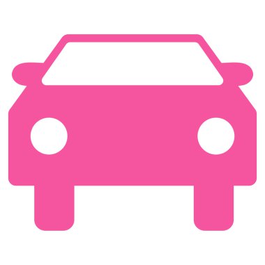 Araba düz vektör simgesi