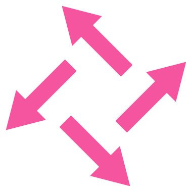 Vektör simge santrifüj oklar düz