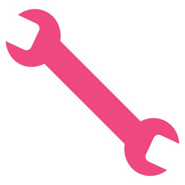 Wrench Flat Vector Symbol