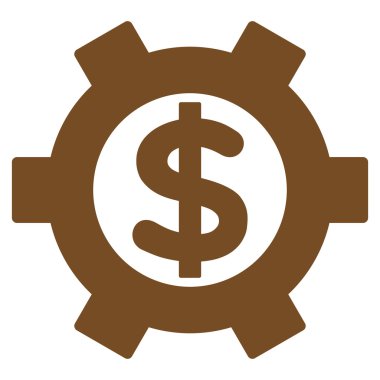 Financial Settings Flat Vector Symbol