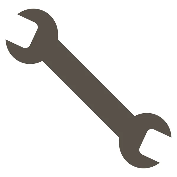 Wrench Flat Vector Symbol — ストックベクタ