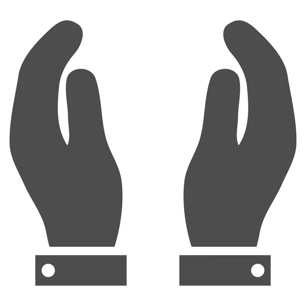 Péče o ruce ploché vektor Symbol — Stockový vektor