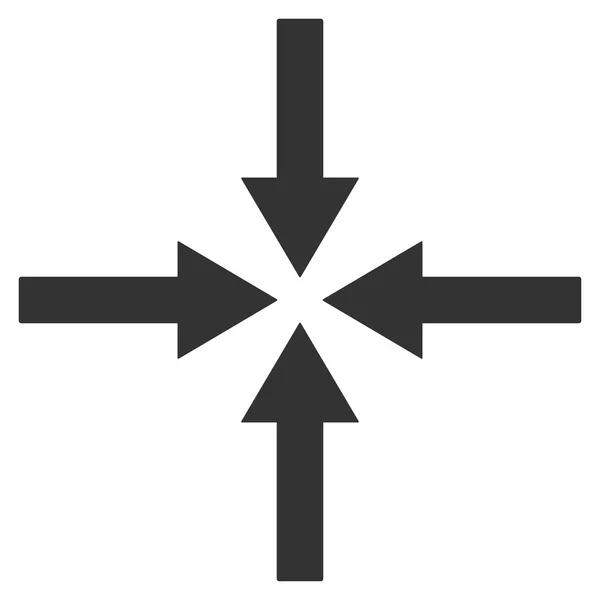 Wpływ strzałki płaski Symbol wektor — Wektor stockowy