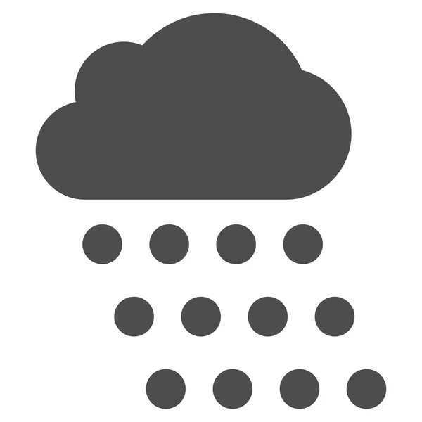 Regen Cloud platte Vector symbool — Stockvector