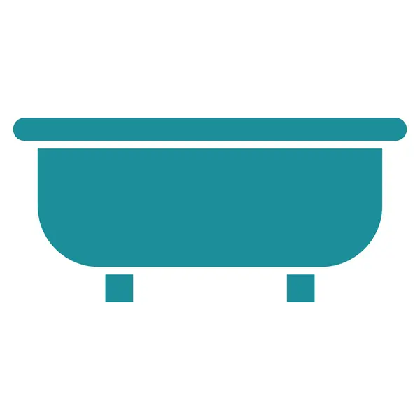 Ванна плоский векторний символ — стоковий вектор