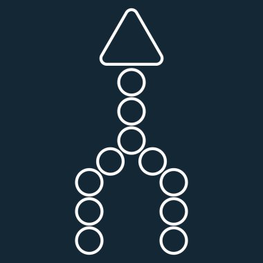 Anahat vektör simge yukarı ok birleştirmek