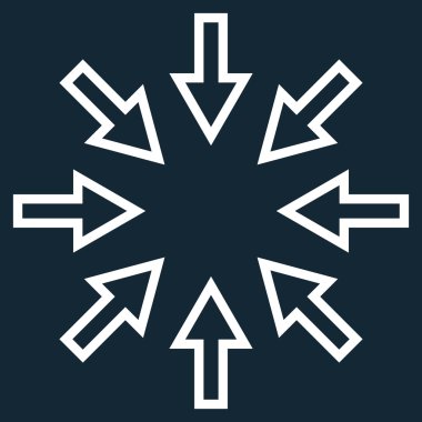 Kompakt okları vektör simge kontur