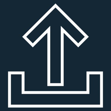 Kontur vektör simge yüklemek