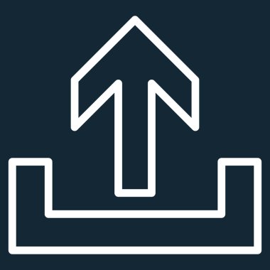 Kontur vektör simge yüklemek