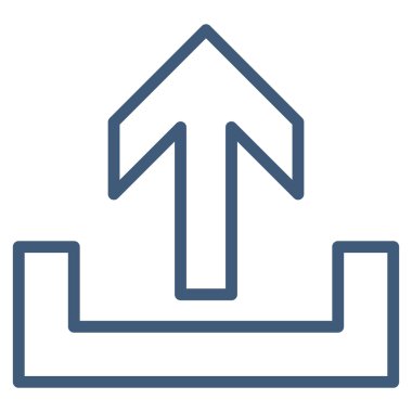 Kontur vektör simge yüklemek