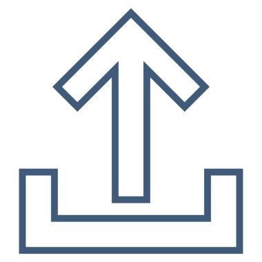 İnce çizgi vektör simge yüklemek