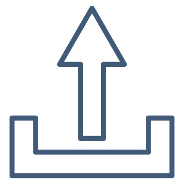 Kontur vektör simge yüklemek