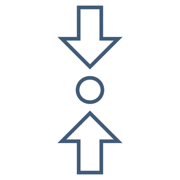 Compresser l'icône vectorielle verticale d'AVC — Image vectorielle