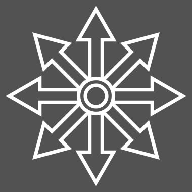 Oklar ince çizgi vektör simgesini genişletin