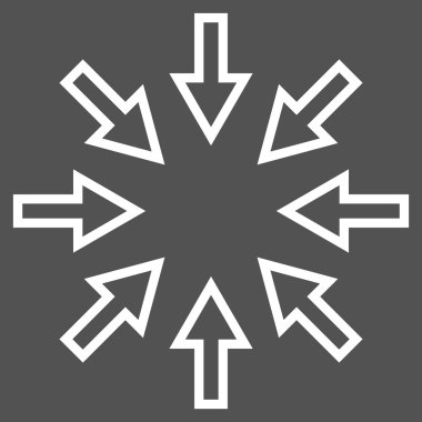 Kompakt okları vektör simge kontur