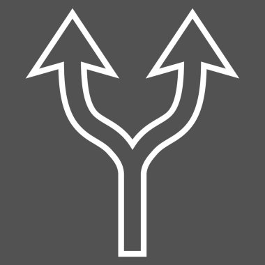 İnce çizgi vektör simge yukarı seçim ok