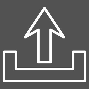 İnce çizgi vektör simge yüklemek