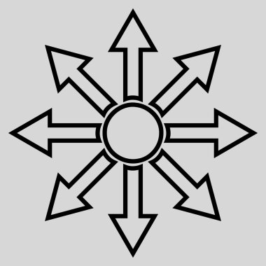 Oklar ince çizgi vektör simgesini genişletin