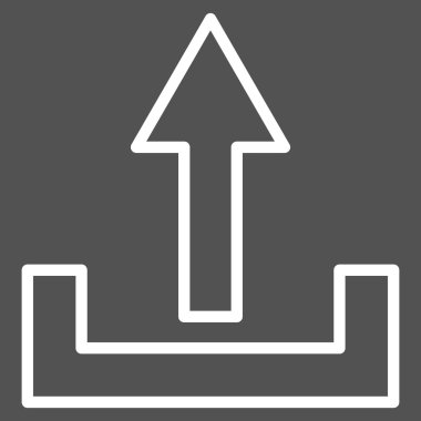 Kontur vektör simge yüklemek