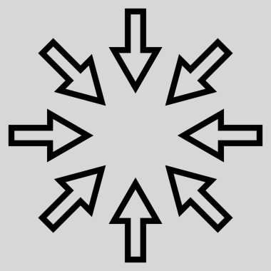 Kompakt okları vektör simge kontur