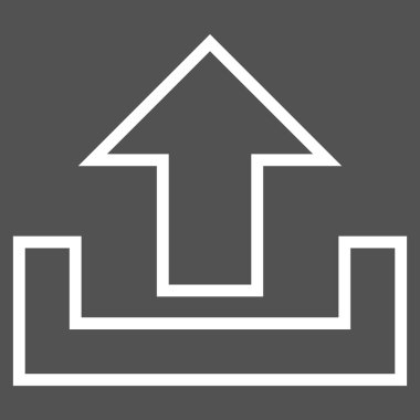 Kontur vektör simge yüklemek