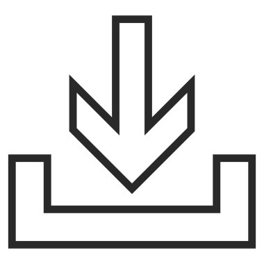 Kontur vektör simge indirme