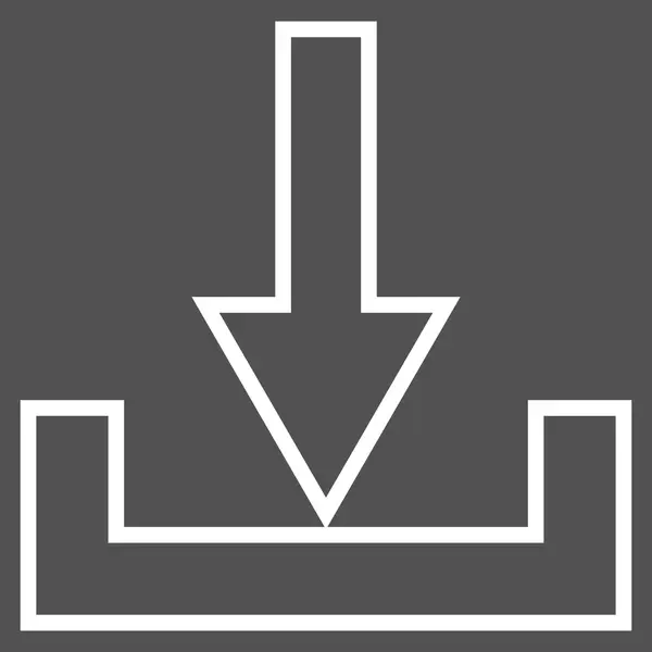 Завантаження обведення векторної Icon — стоковий вектор