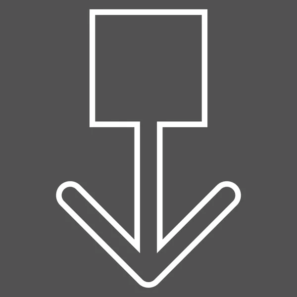 Strhnout kontury vektorové ikony — Stockový vektor