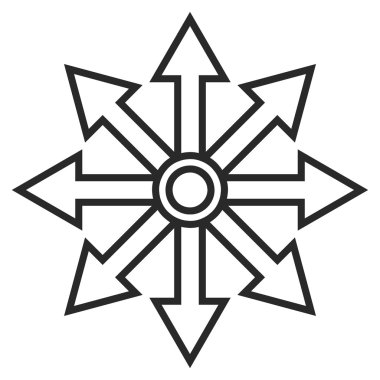 Oklar ince çizgi vektör simgesini genişletin