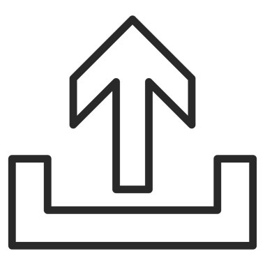 Kontur vektör simge yüklemek