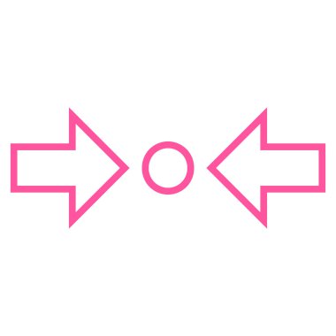 Yatay ince çizgi vektör simge sıkıştırmak