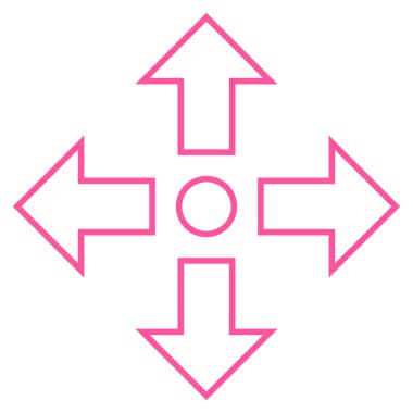 Oklar anahat vektör simge en üst düzeye çıkarmak