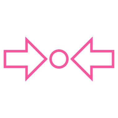 Basınç yatay ince çizgi vektör simgesi