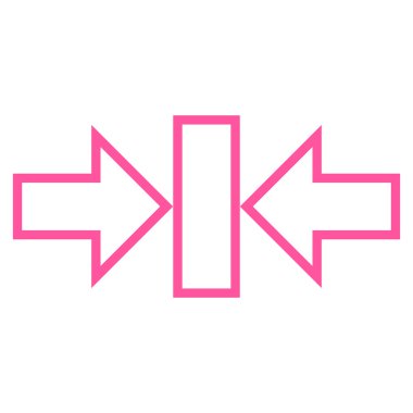 Basınç yatay kontur vektör simgesi