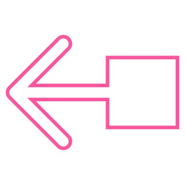 Sol kontur vektör simge çekin