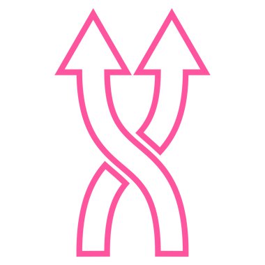 Anahat vektör simge yukarı okları shuffle